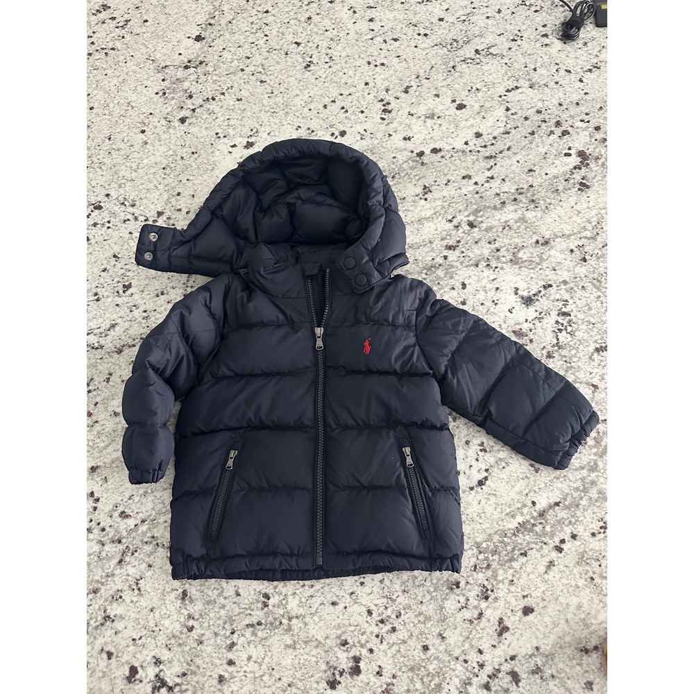 Polo Ralph Lauren toddler navy puffer jacket 2T
